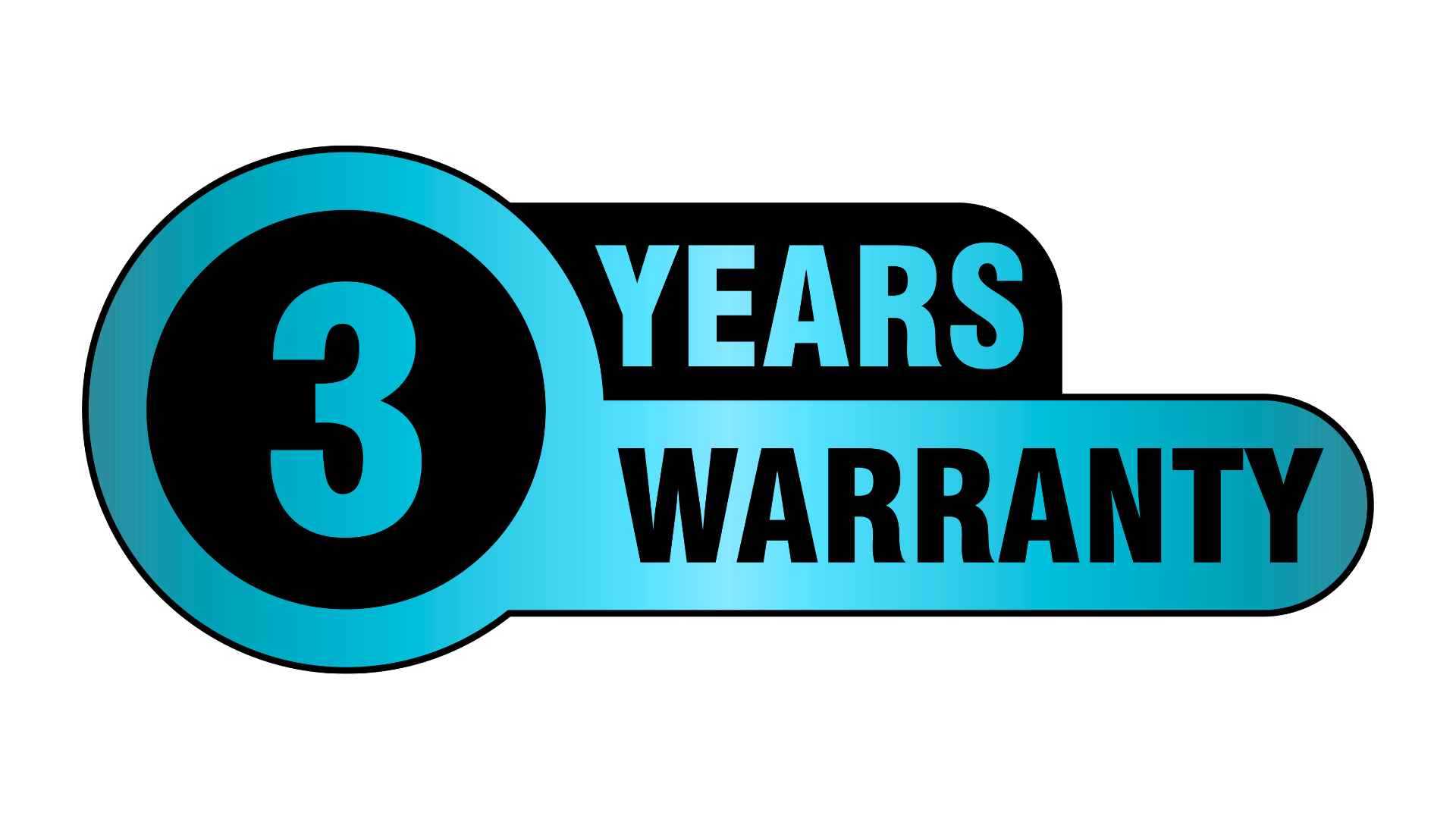 3 Year Warranty