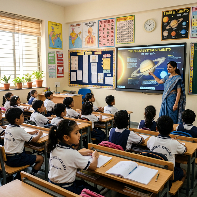 Interactive Flat Panel in classroom